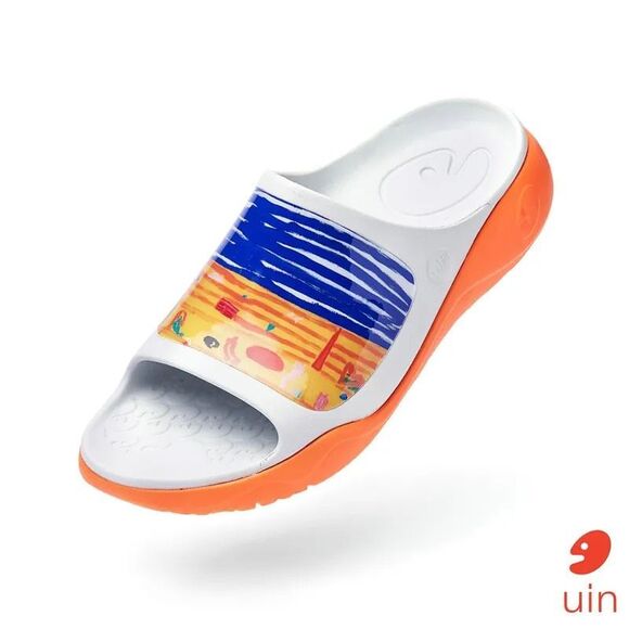 UIN Men\'s Sandals Beach Summer Travel Anti-Slip Slippers (at the beach ibiza)